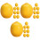 24Pcs Mini Artificial Lemon Models Yellow Resin Lifelike Decor Props 2