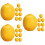 24Pcs Mini Artificial Lemon Models Yellow Resin Lifelike Decor Props 6