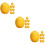 24Pcs Mini Artificial Lemon Models Yellow Resin Lifelike Decor Props 8