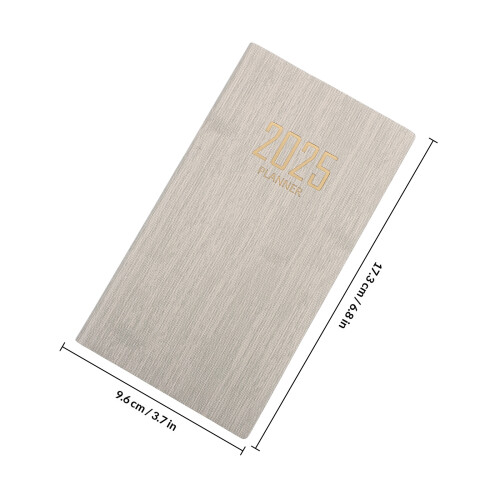 1Une -Notes Planning Portable Beige En PU Pour Enseignants 1
