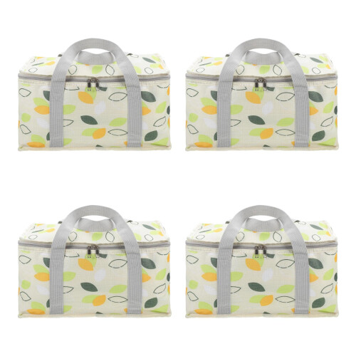 4Pièces Portable Isolation Aliments Vert Clair Pour Pique- 1