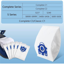 Zubehör für GN Serie 3D Mino Staubsauger: Staubbeutel-Komplettset C1/C3/S8 Staubsaugerbeutel, Staubsaugerzubehör