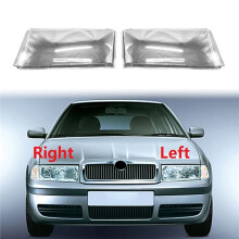 For Octavia 2001 2002 2003 2004 Headlight Shell Lamp Shade Transparent Lens Cover Headlight Cover