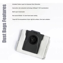For MOVA Z60 Ultra Roller Complete Main Side Brushes Accessories Large Capacity Dust Bag