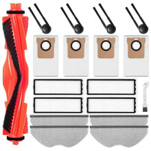 For H40 Vaccum Cleaner Main Side Brush HEPA Filter Mop Bags Replacement Parts Accessories