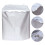 2Pcs Oxford Cloth Washing Machine Protector Silver Waterproof Cover 8