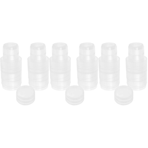 6Sets Plastic Bewaarpot Doppen Voor Honing En 2