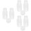 6Sets Plastic Bewaarpot Doppen Voor Honing En 5