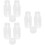 6Sets Plastic Bewaarpot Doppen Voor Honing En 6