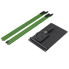 Adjustable Alignment Stick Holder Training Aid Putting, Swing Trainer Accessories for Backyard Practice