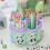 Panda Sticker Four-Leaf Multifunctional Rotating Pen Holder - Multifunctional Large Capacity Desk Organizer for Students 2