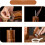 1 Conjunto de Moedor de Sal e Pimenta Manual de Madeira de 20 cm (8 Polegadas), com Ajuste de Moagem e Recarregável, Ideal para Cozinha 2