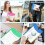 24-Pack Binder Pockets with 11 Holes - Expandable, Snap Button & Label, for School Home Office 1