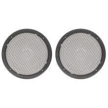 2Stk Car Speaker Schutznetz Schwarz Ersatznetz Subwoofer Lautsprecher