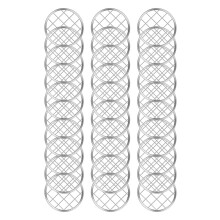30 Pieces Flower Jar Flower Lid Floral Frog Vase Insert Canning Jar Insert Jar Lid with Square Grids,70mm