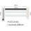 Câble Riser PCI-E 5.0 X16 de 20 cm pour Carte Graphique, Câble D'Extension à Montage à 90 pour GPU 6