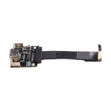 HD 2.1 ADT 24P Typ AA Hane Till Hona Platt Tunn Videoförlängningskabel Antenn FPV -Kompatibel 2.1 Flexibelt Band B