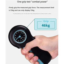 2X Portable Hand Grip Dynamometer, Digital Hand Grip Strength Meter Strengthener Exercise Measurement Wrist Strengthener