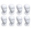 8X Female Foam Mannequin  Model Hat Wig Display Stand Rack White 1