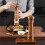 1Set Manual Wooden Pepper Grinder Solid Salt Pepper Mill with Ceramic Grinding Core, Adjustable Coarseness Spice Grinder 4