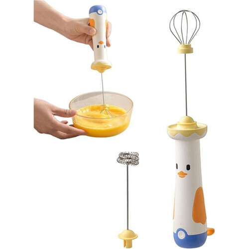 Wireless Blender, Portable Foaming Machine, Rechargeable, Handheld Blender, Multi-Purpose Kitchen Tool for Coffee, Eggs 2