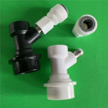 Kit de Déconnexion à Bille avec Raccord Rapide à Insertion pour Tuyau de Bière de 9,52 mm (3/8")
