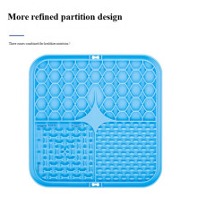 Pet Licking Plate Slow Feeding Tray Licking Mat Pet Slow Feeding Bowl Dog Licking Mat Feeding Anti-Choking Mat