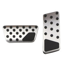 Stainless Steel Pedal Covers Set Accelerator Gas Brake Pedal Cover for JK 2007 - 2017 AT