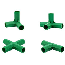 80PCS Fitting 11MM 4 Types Stable Support Heavy Duty Greenhouse Frame Building Connector Suitable for Grape Trellis