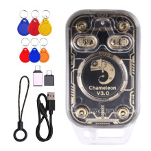 Chameleon V3.0 RFID  Chip Reader ID IC Tag Copyer NFC Reader Writer  Card Emulator+3XUID/CUID Keychain