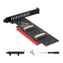 Version PCI-Express PCIe 5.0 X16 zu Dual MCIO SFF-1016 Adapterkarte für Desktop-PC-Workstations