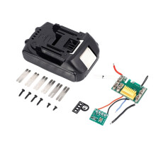 Caixa para Bateria de Íon de Lítio 5S para Ferramentas Elétricas para , com Placa de Circuito de Proteção de Carregamento e Kit de Caixa de Meia
