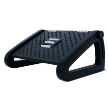 Fußstütze für Unter Den Schreibtisch, Verstellbares Ergonomisches Zubehör, Kleiner Tragbarer Fußhocker mit Massagefunktion und Fußhängematte