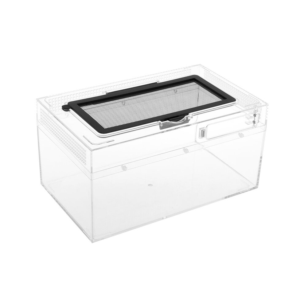 Reptile Terrarium Transparent Breathable Amphibian Tank Anti-Escape Breeding Box For Turtle Spider Lizard Frog Reptiles 6032995373252