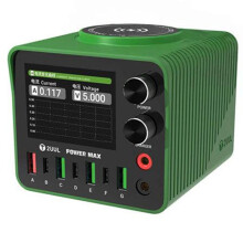 2UUL PC01 Multi-Port Charger & Adjustable Voltage Power Supply for Mobile Phones PD Fast Charging Station Repair Tools