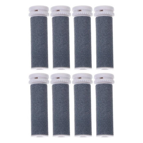 8pcs Electric Foot File Replacement Rollers - Extra Coarse Pedicure Tool Heads for  Micro Pedi