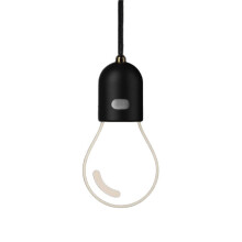 Car Rearview Mirror Ornament Hanging Decor Retro Small Car Light Bulb Atmosphere Lamp for Car Interior Decoration