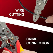 Pelecables Plegable, Alicates Eléctricos Plegables Multifuncionales para Cortar y Tirar Cables, Tijeras para Cables