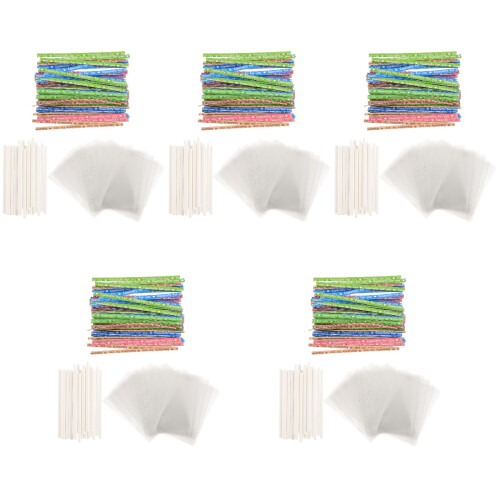 5Ensembles Kits Sucettes Colorés Accessoires 1