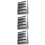 3Pièces Cache-Vent Extérieur Inox Argent Louver Protection Anti- 7