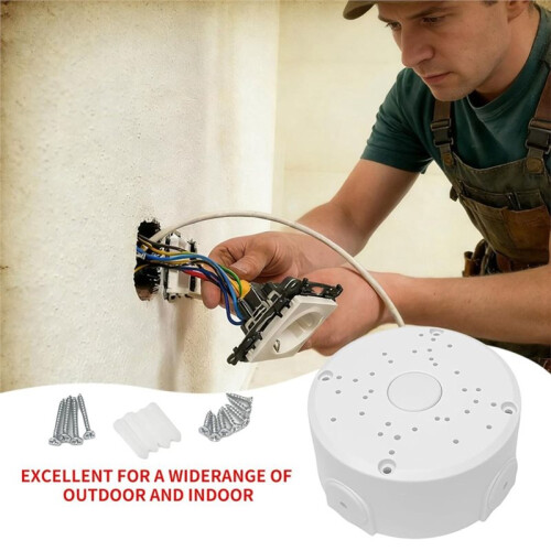 3 Pack Universal Security Camera Junction Box Mount Bracket Outdoor Waterproof Wall Ceiling Mount