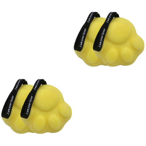 4Pièces Brosse Éponge Douche Corps Massage Relaxant 1