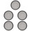 5Pcs Car Subwoofer Speaker Mesh Covers Black Protection 5