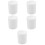 5Pcs Compact White Chemistry Beaker Mugs Plastic Lab Cups for Home 6