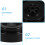 6Pcs Plastic Mini Flag Stand for Office Party and Decoration 5