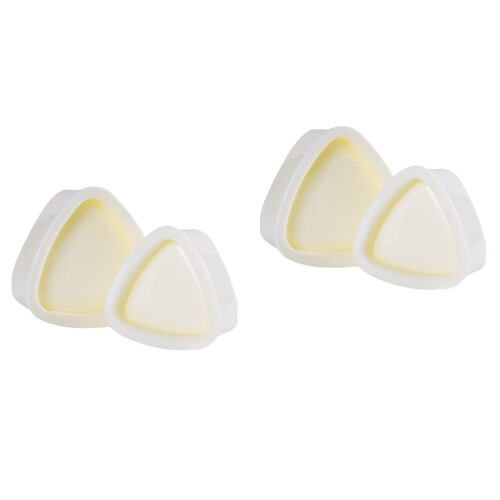 4Pcs Plastic Rice Ball Mold Triangle Sushi Maker Bento Rice Decor Kit 2