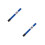 2Pcs Practical Blue Flute Mouthpiece Plastic ABS Nickel-Plated Brass 3