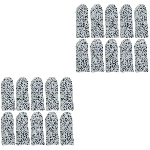 20Pcs Cut Resistant Finger Protectors Multi-Color for Cooking Work DIY 1