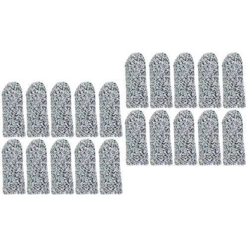 20Pcs Cut Resistant Finger Protectors Multi-Color for Cooking Work DIY 2