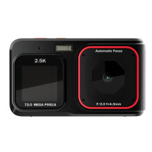 Kids Digital Camera 2.5K HD 72MP Dual Screen High-Definition Pixel Camera 16X Zoom Monocular Cameras with MP3 B